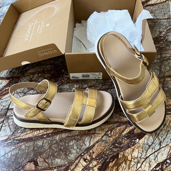 VIONIC Solana Platform Sandals size 9 - Picture 1 of 7